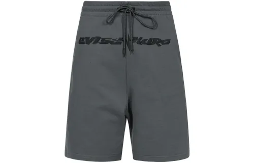 EVISU Casual Shorts Men's Charcoal Gray Moderate