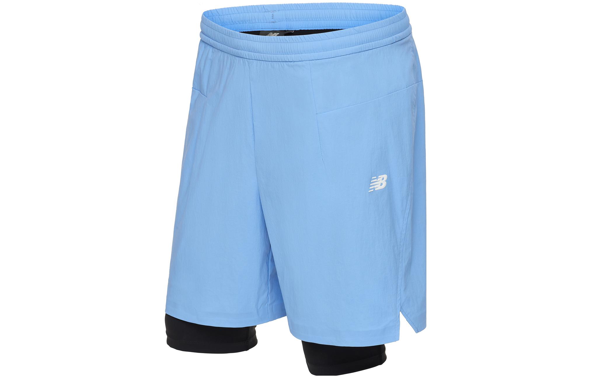 New Balance Sports Shorts Unisex Blue Moderate