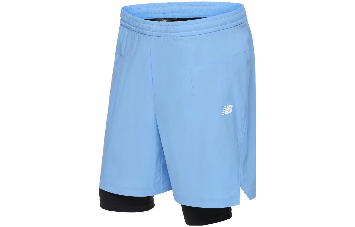 New Balance Sports Shorts Unisex Blue Moderate