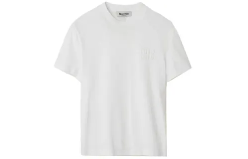 【RunwayPrevious Season】logo-appliqué cotton T-shirt