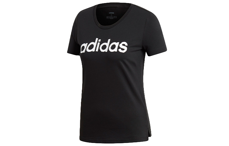 Женская футболка adidas Logo (черная) — фото 1