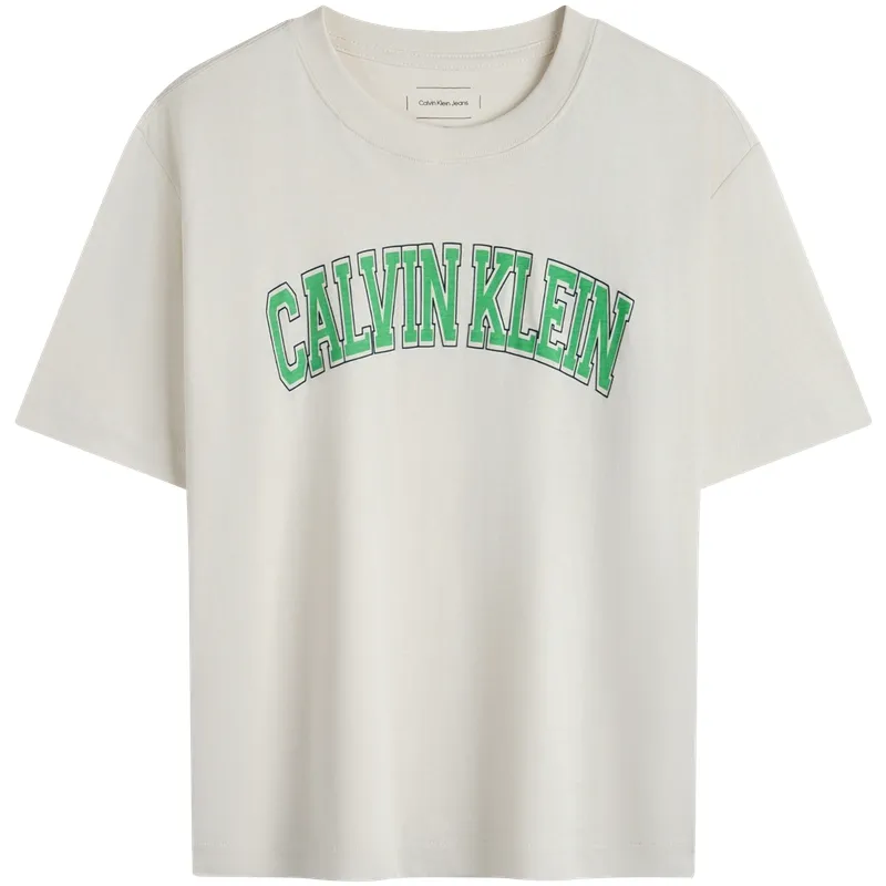 CALVIN KLEIN SS25 T Shirt Women's Ivory