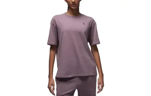 Jordan ESSENTIALS Drop Shoulder Sleeve T Shirt Women's Sky Purple