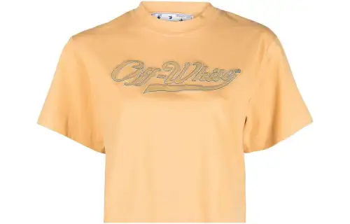 OFF WHITE Crop Top Women's Yellow