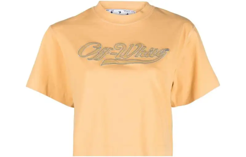 OFF WHITE Crop Top Women's Yellow
