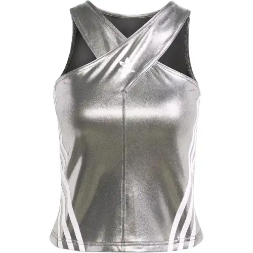 Adidas Originals ADILENIUM 2 SS24 Tank Top Women's Silver Gray