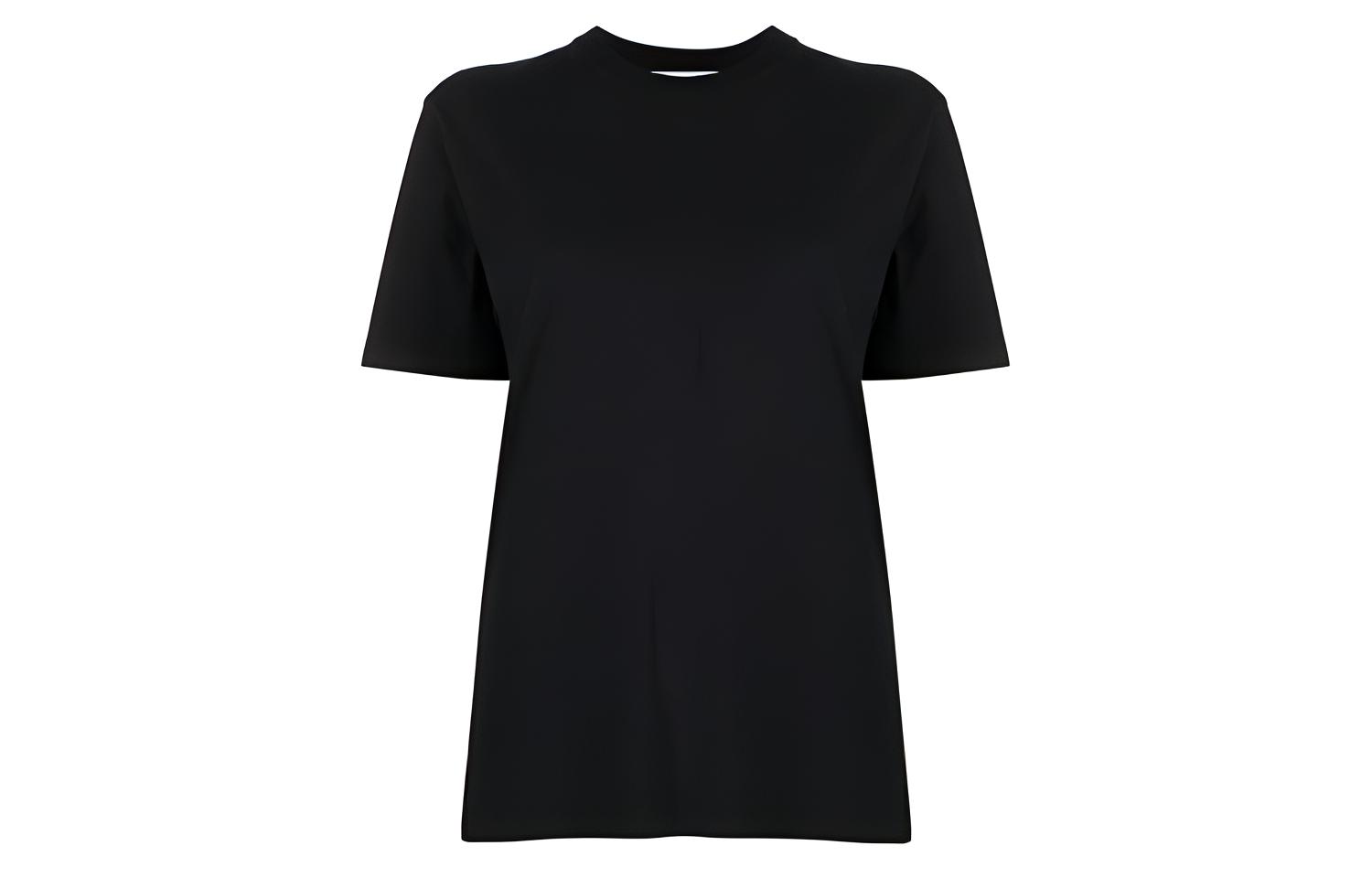 Женская футболка OFF-WHITE SS21 Текстовая (черная)