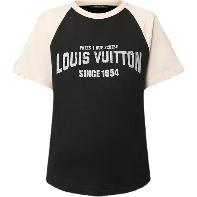 Женская футболка Louis Vuitton SS25 (черный)