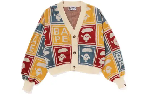 A BATHING APE Bape Crop Tops Women's V Neck Moderate