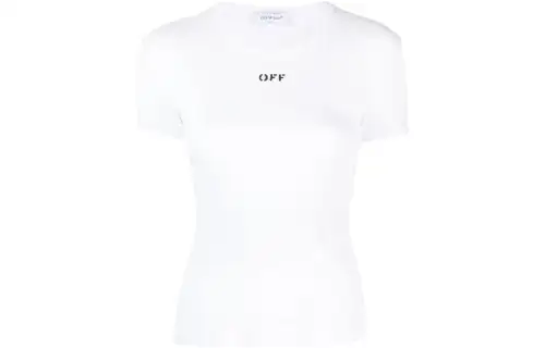 OFF-WHITE Logo Printed Crewneck T-Shirt