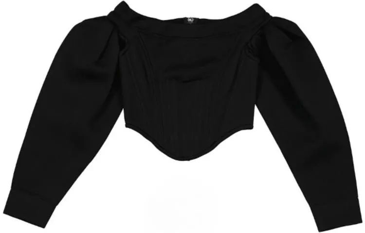 Burberry T Shirts Women's Black Boat Neck Moderate Straight Fit
