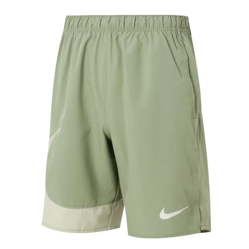Nike Sports Shorts Men's Green Moderate Straight Fit Pants