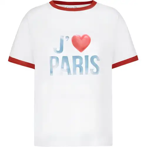 DIOR Quarterly New Products T Shirts Women's White Crew Neck Moderate