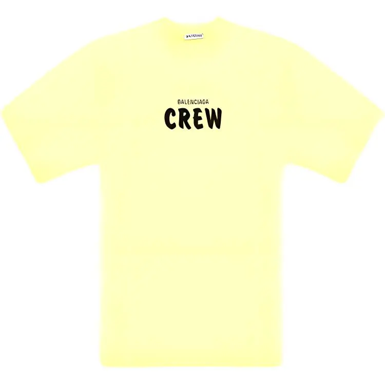Balenciaga Regular T Shirt Women's Yellow