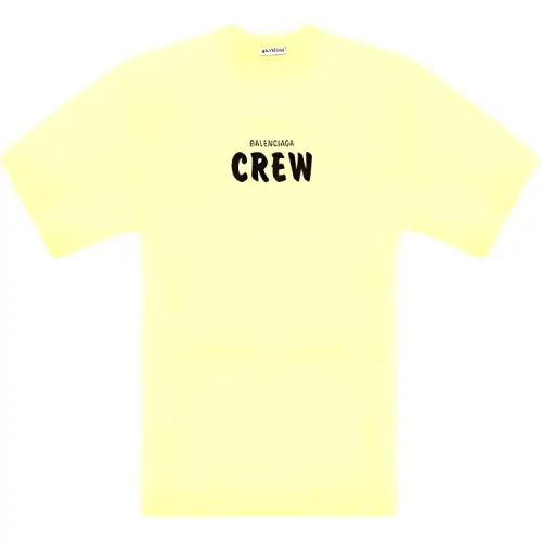 Balenciaga Regular T Shirt Women's Yellow