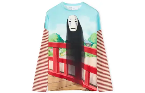 LOEWE Spirited Away T Shirts Women's Multicolor Crew Neck Moderate