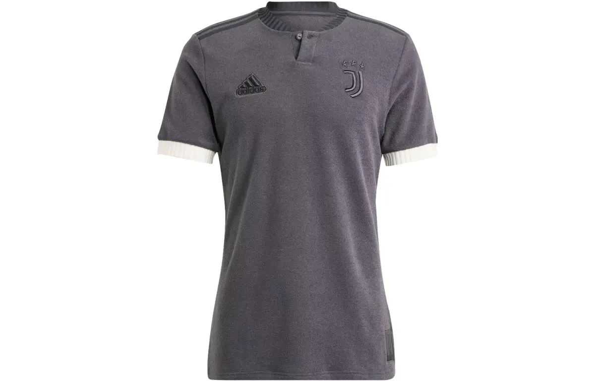 Adidas Juventus Soccer Jerseys Men's Carbon Black Moderate