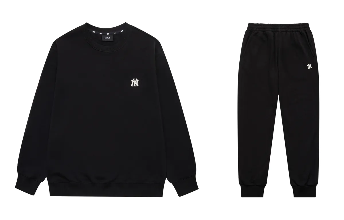 MLB Sweatshirt Set Unisex Black