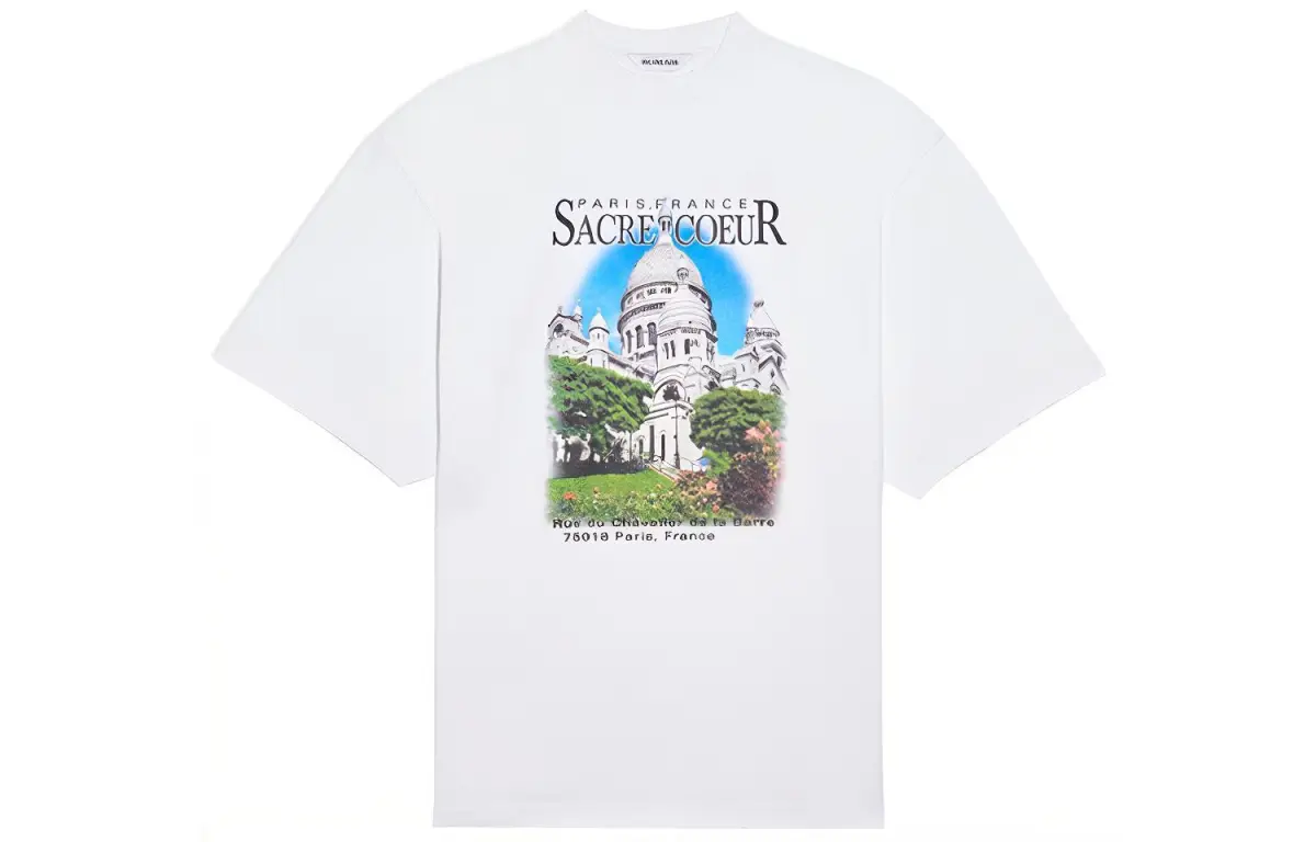 Balenciaga Drop Shoulder Sleeve T Shirt Women's White