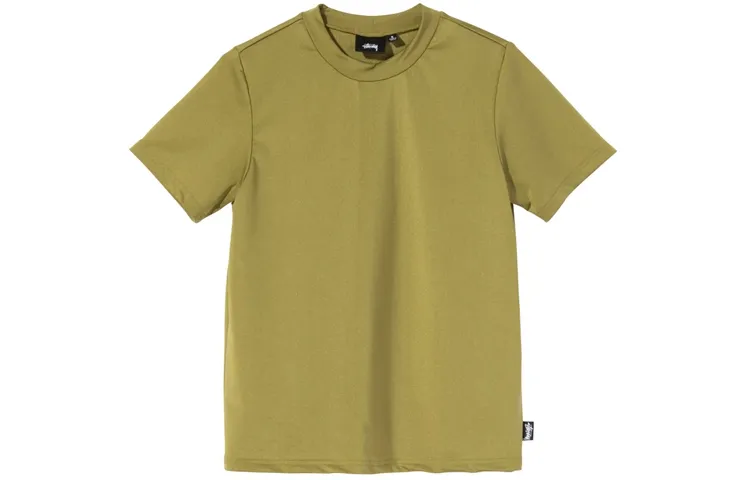 Stussy T-Shirts Women's Crew Neck Moderate Straight Fit