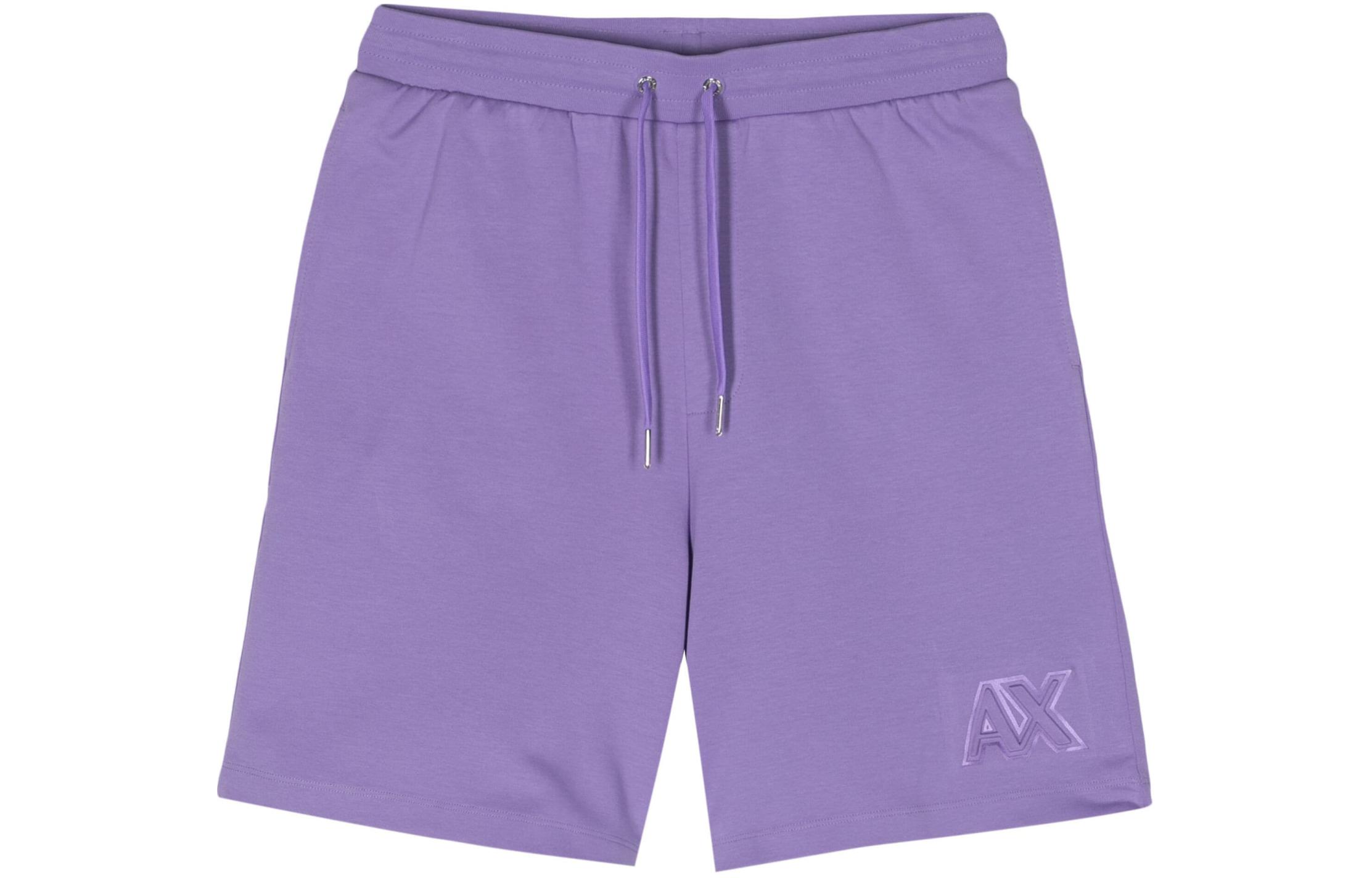 ARMANI EXCHANGEAE SS24 Sports Shorts Men's Purple