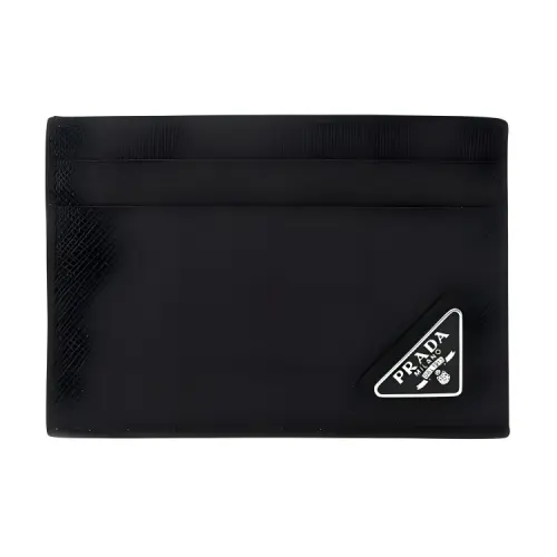 PRADA Saffiano Leather, Cow Leather Wallet Men's Black
