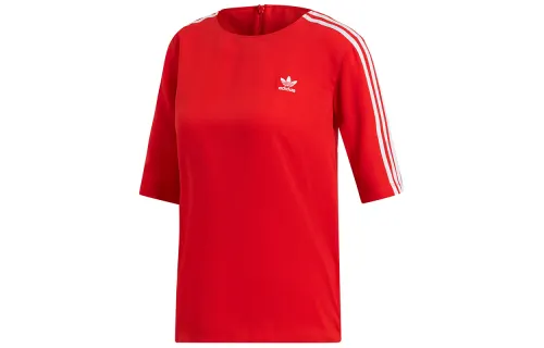 Adidas Stadium 3 Stripes 'Red' T shirt