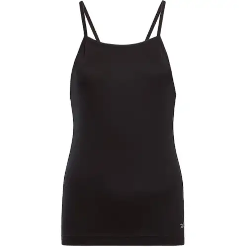 Reebok Tank Tops Women's Black Crew Neck Moderate Other
