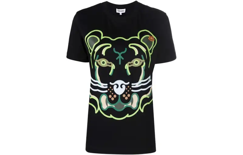 KENZO T Shirts Women's Black Crew Neck Moderate