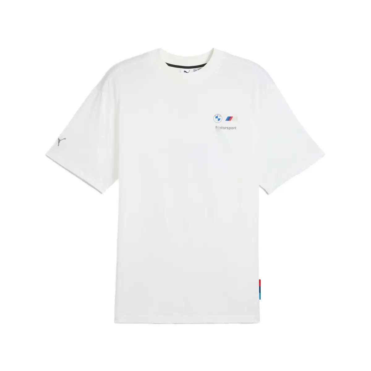 Bmw M Motorsport Men's Stacked Logo Tee
