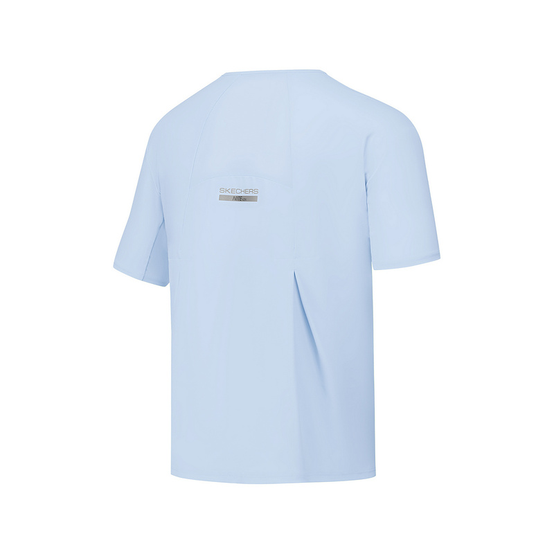 Skechers Comfortable Sports Collection SS25 T Shirt Women’s Light Blue 026P