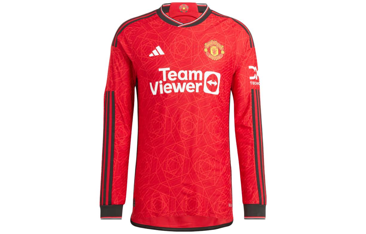 Adidas Manchester United 23/24 Long Sleeve Home Authentic Jersey