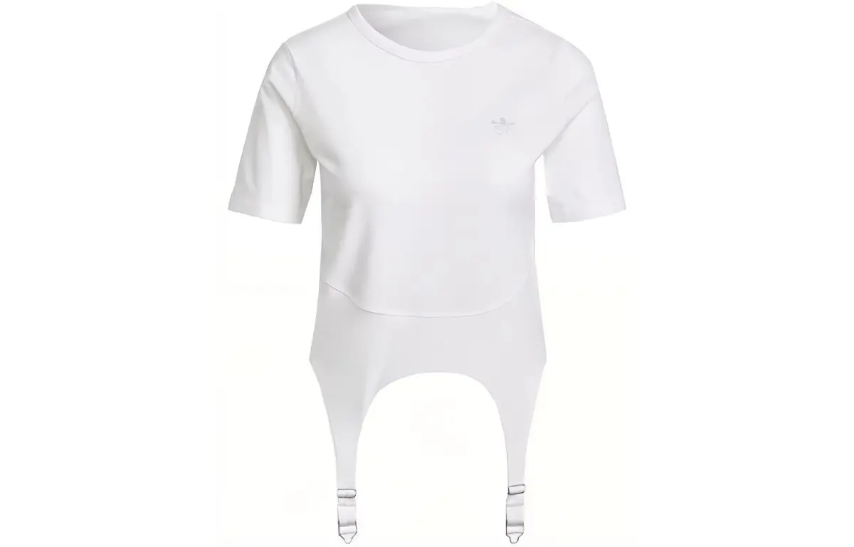 Adidas Originals Set in Sleeve T Shirt Women's White