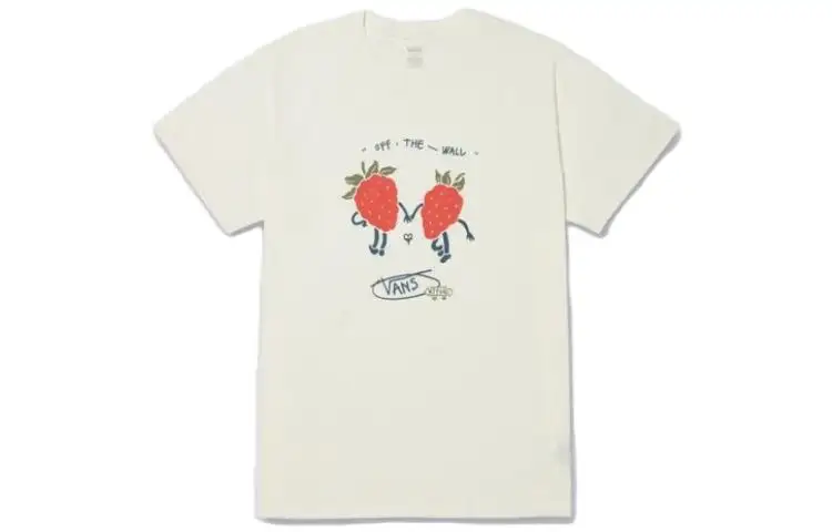 Vans GFX Tee Set in Sleeve T Shirt Women's Ecru