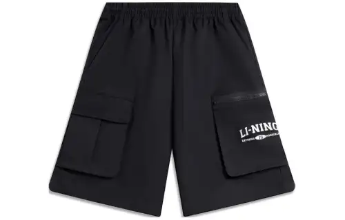 Li Ning Weekend Youth Sports Fashion Collection Sports Shorts Men's Black