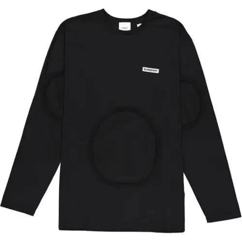 Burberry T Shirts Women's Black Crew Neck Moderate Other