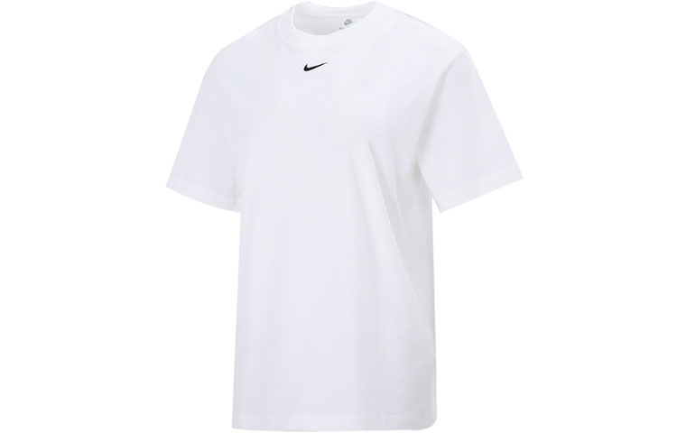 Nike Sportswear Essential SS22 Women'ss Print Sporty Crewneck T-Shirt White