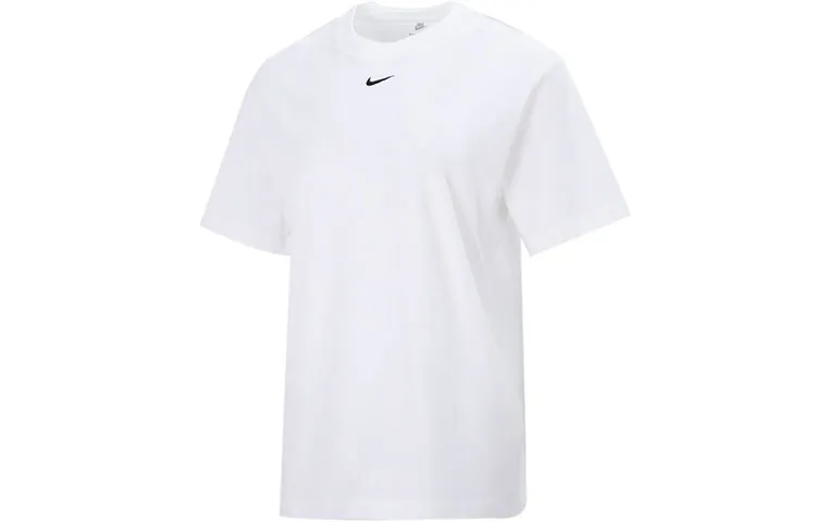 Nike Sportswear Essential SS22 Women'ss Print Sporty Crewneck T-Shirt White