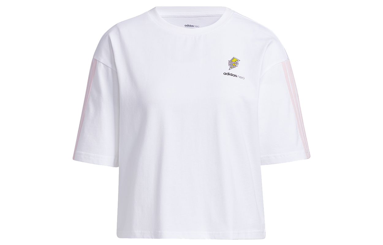 Женская футболка adidas neo W Fav May Tee 1 (белые) — фото 1