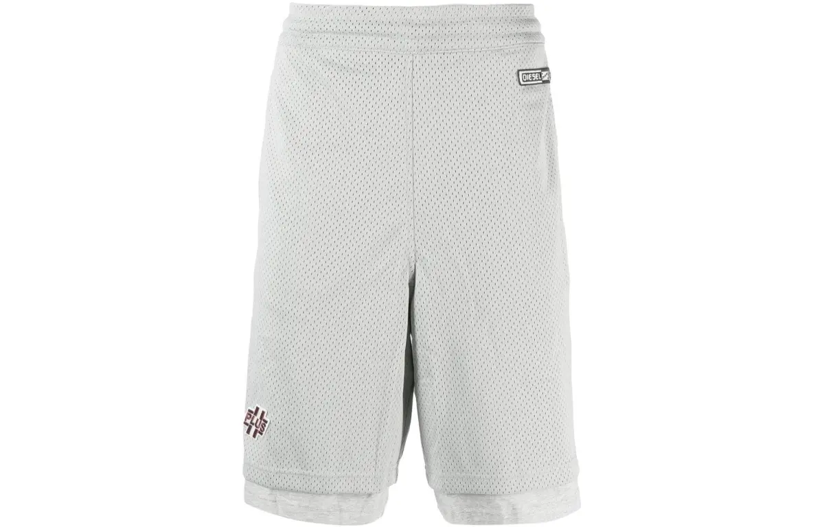 DIESEL Diagonal Stripe-print Track Shorts
