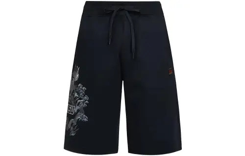 EVISU Sports Shorts Men's Black