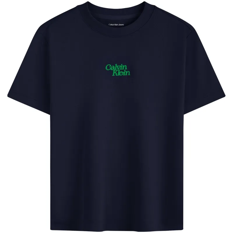 CALVIN KLEIN SS25 T Shirt Women's Marine Blue