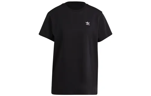 Adidas Originals Drop Shoulder Sleeve T Shirt Women's Black