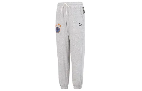 PUMA Sports Pants Men's Gray Moderate