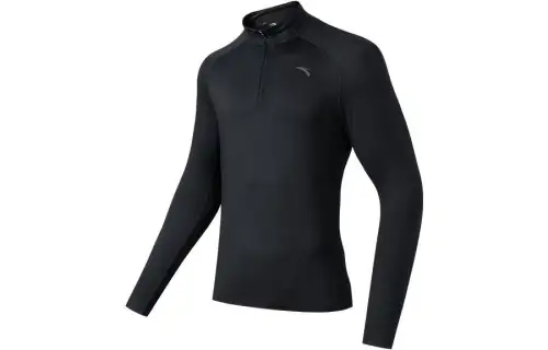 ANTA Fitness Clothing Men's Black Moderate Straight Fit