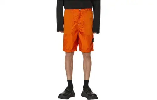 STONE ISLAND Casual Shorts Men's Orange