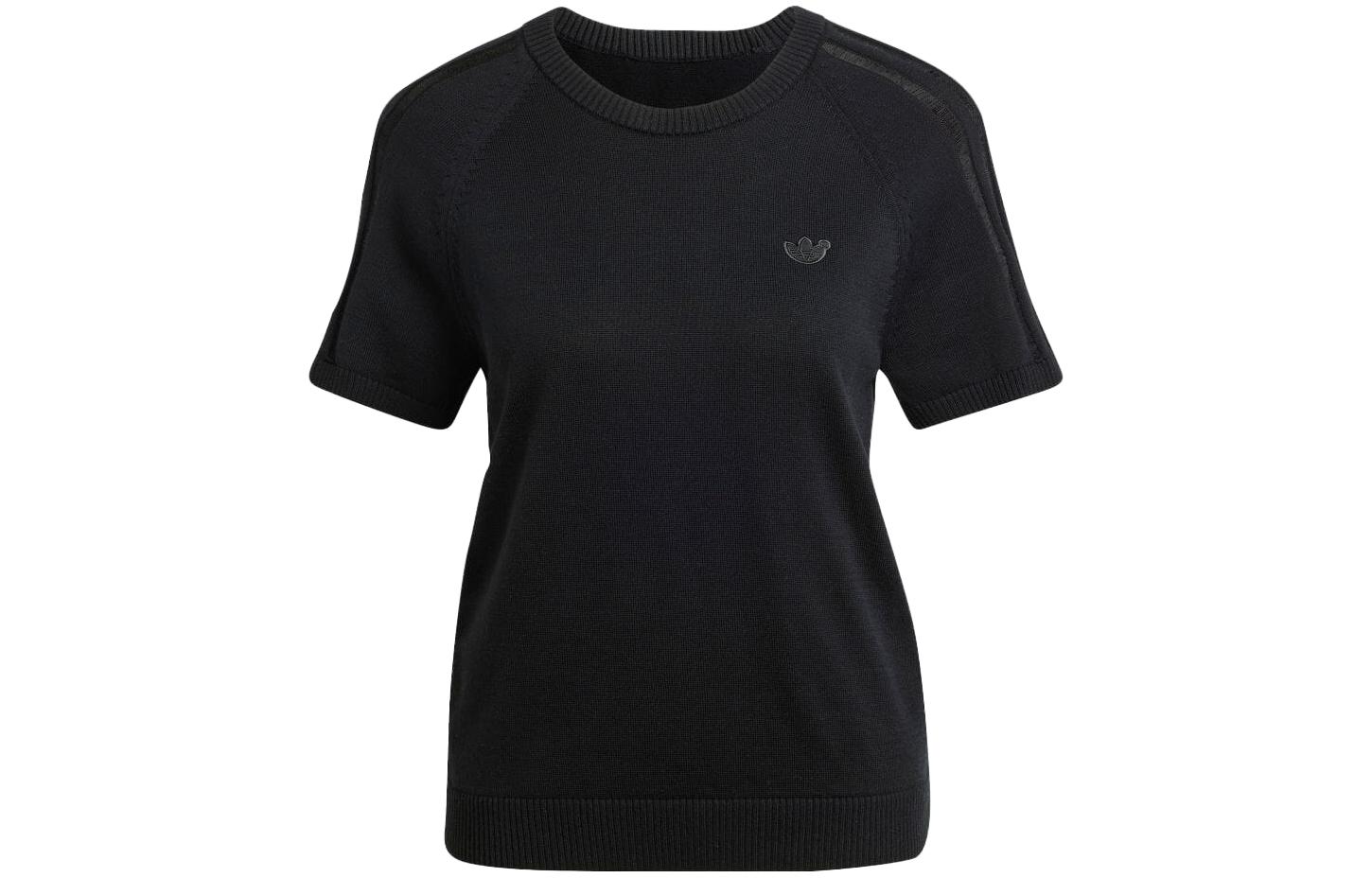 Женская футболка adidas originals (черная)
