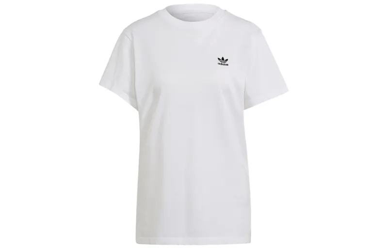 Adidas Originals Drop Shoulder Sleeve T Shirt Women's White