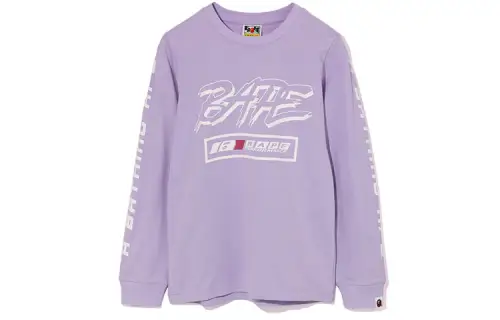 A BATHING APE Head Series T Shirts Women's Crew Neck Moderate Straight Fit