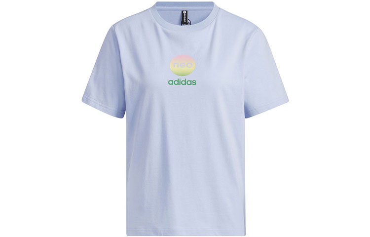 Женская футболка adidas neo (синяя)